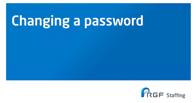 How to change my password